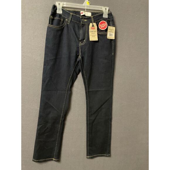 Levi's Slim Fit Pull-On Jeans Super Soft 14 Reg 27x27 Elastic Waistband NWT - Picture 1 of 5